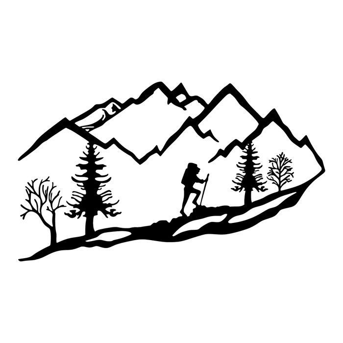 Wallity Mountain Climbing Escultura de pared